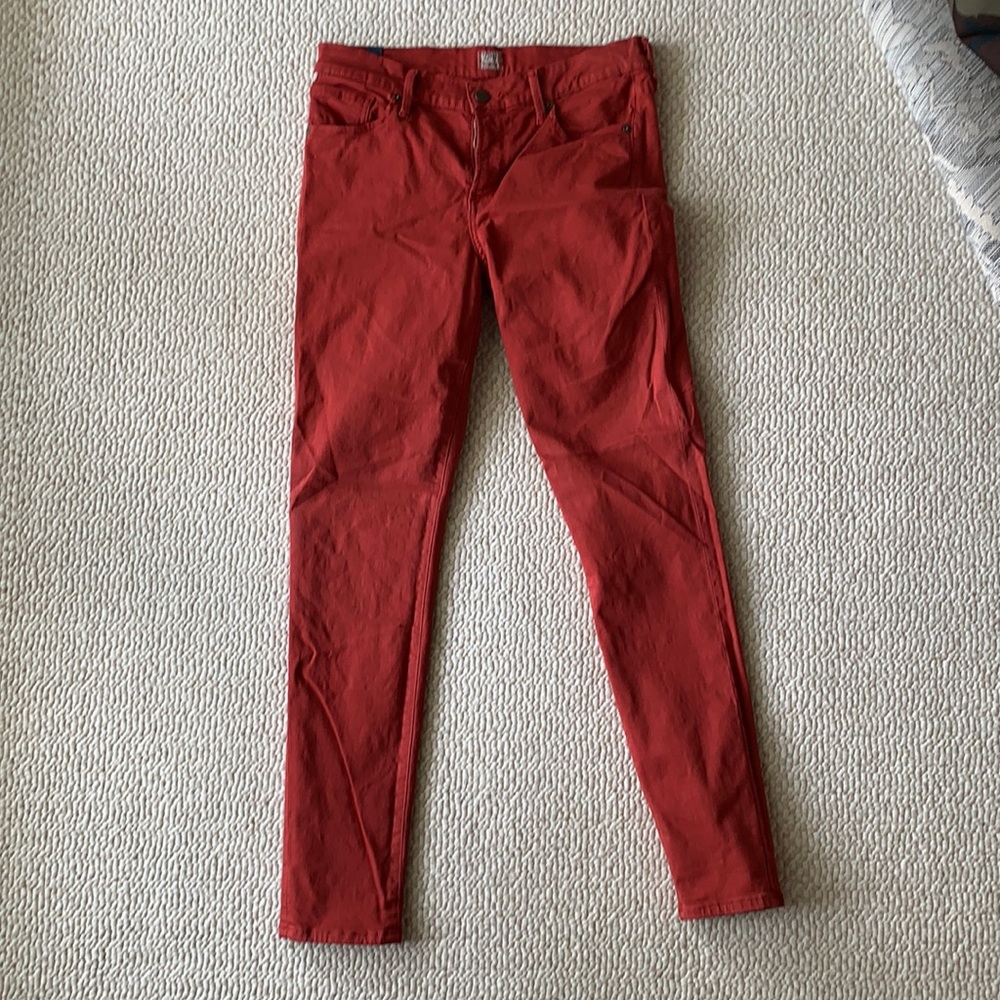 Rust colored jeans